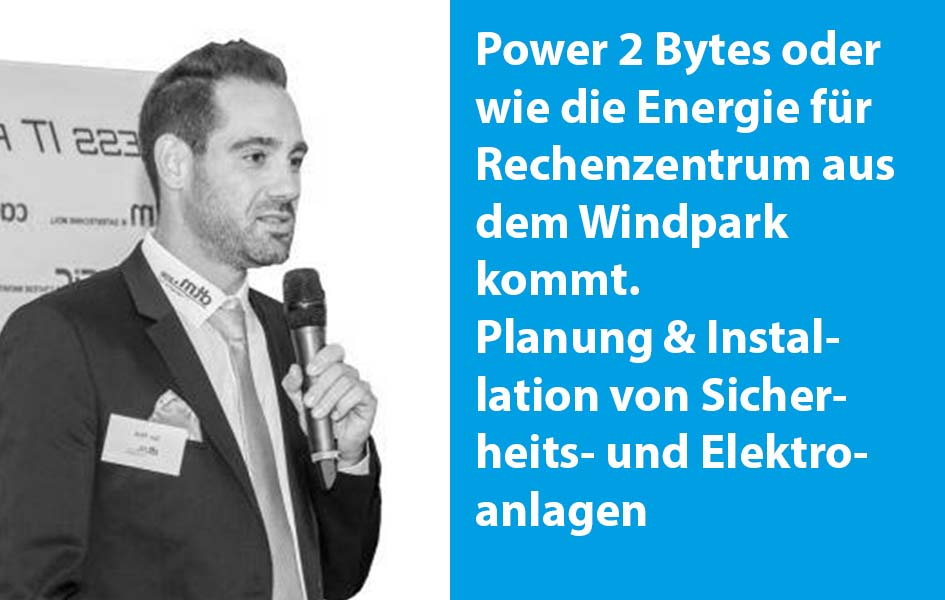 Power 2 Bytes oder wie die Energie für Rechenzentrum aus dem Windpark kommt